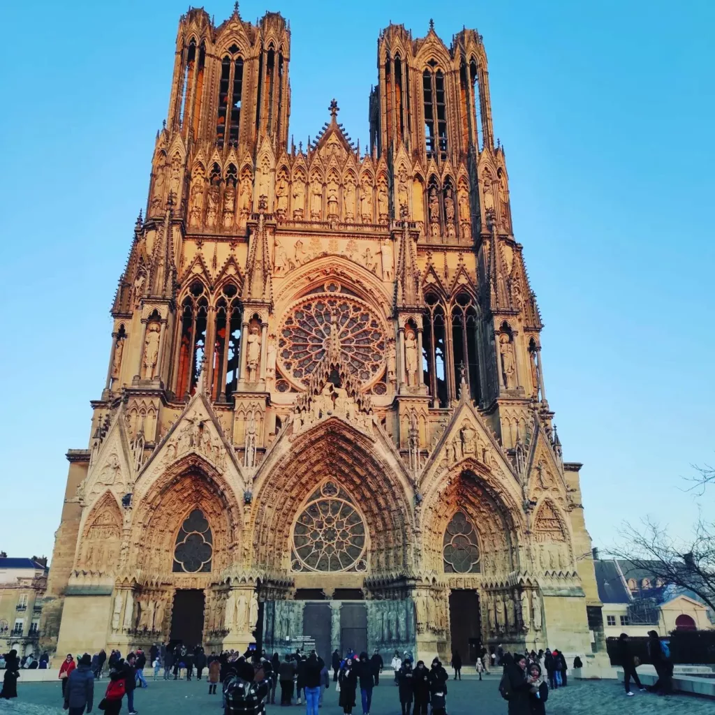 Reims Cathedral, Winter, France