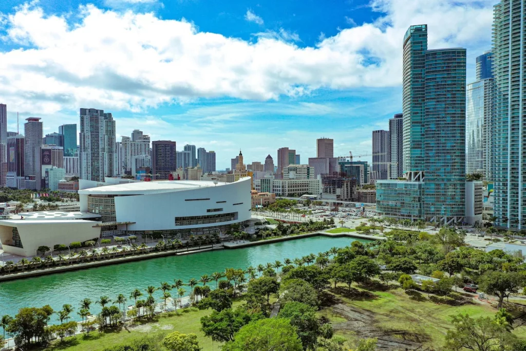 Bicentennial Park Biscayne Boulevard Miami