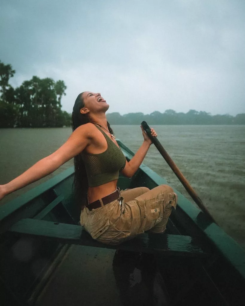 Lexie Alford in the Amazon rainforests
