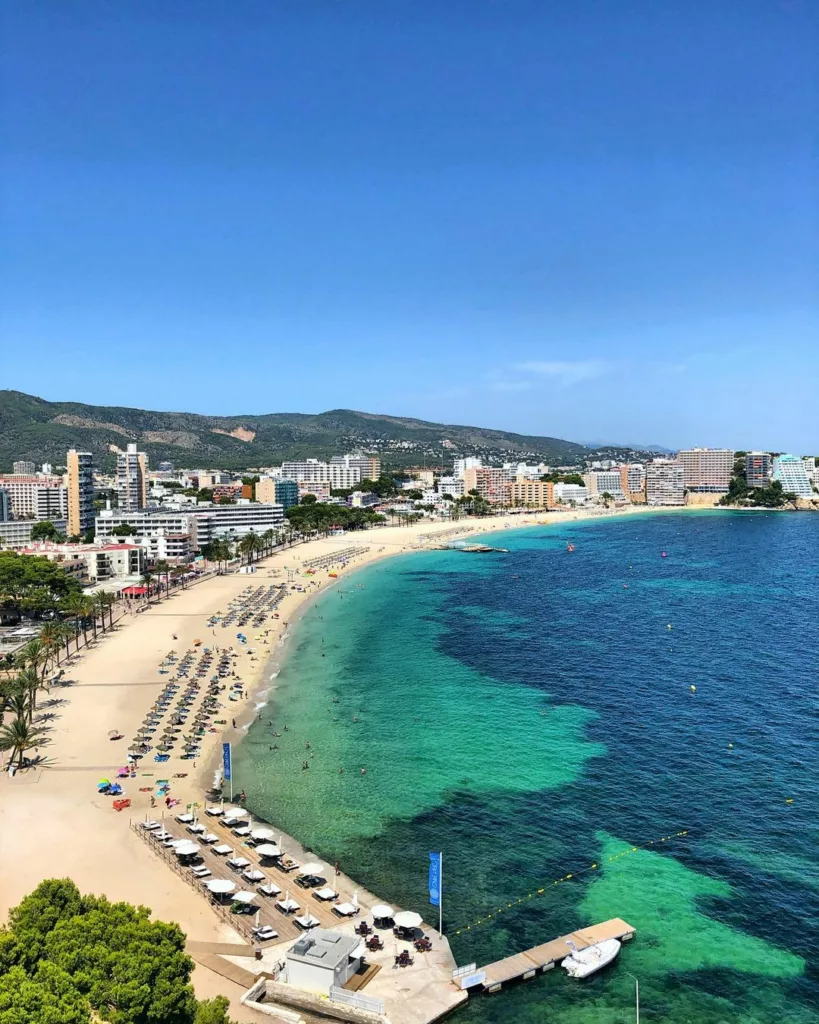 Magaluf beach, Mallorca, Spain