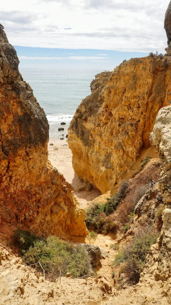 Cliffs near Albufeira, Portugal