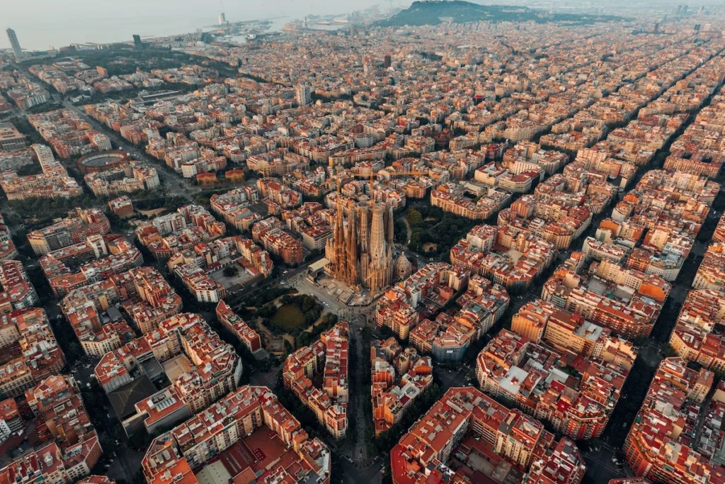 Barcelona Bird View