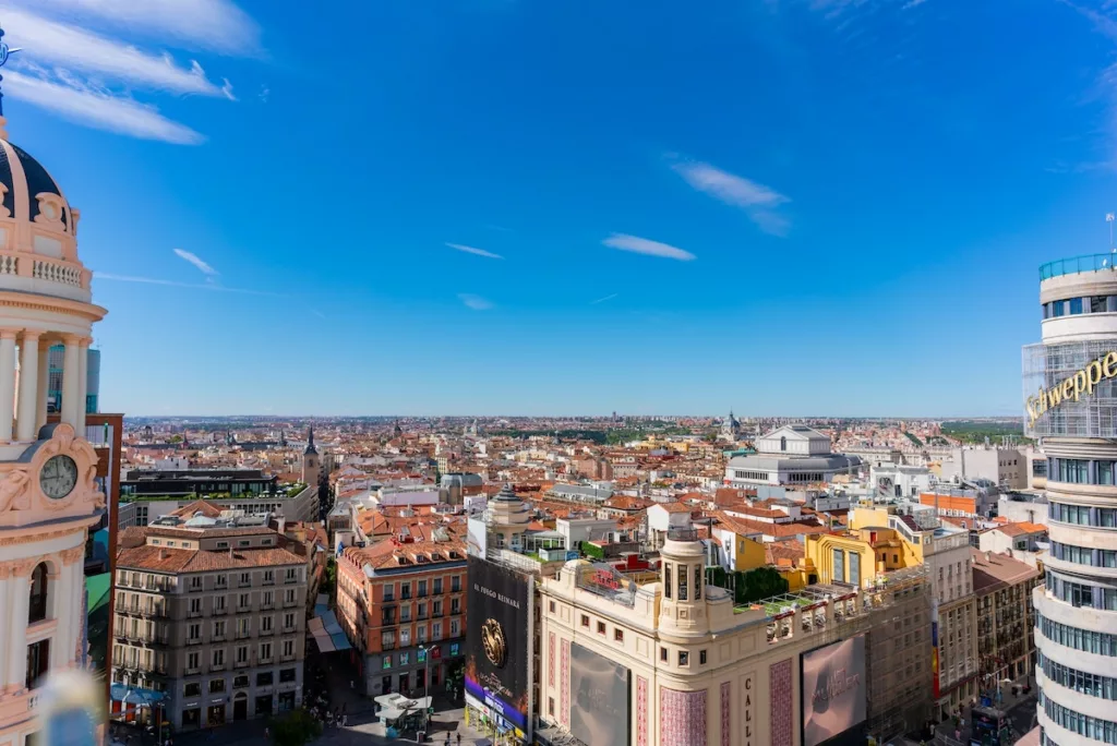 Madrid City View