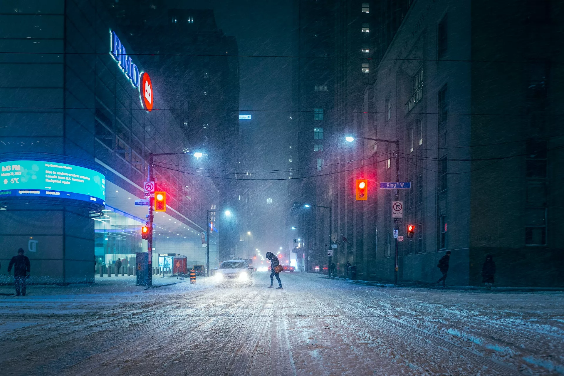 Blizzard in Toronto