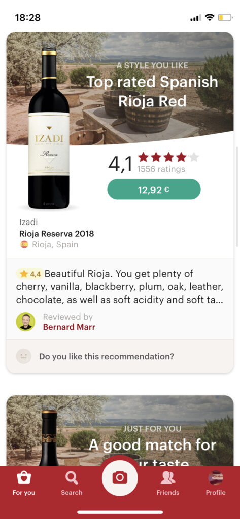 Vivino App Screenshot