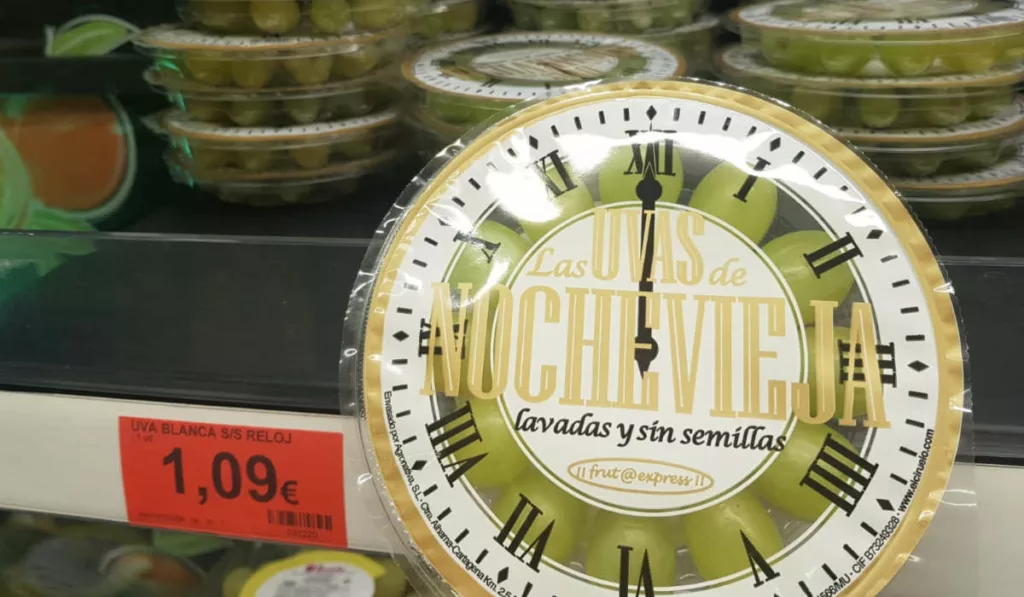 reloj de uvas nochevieja