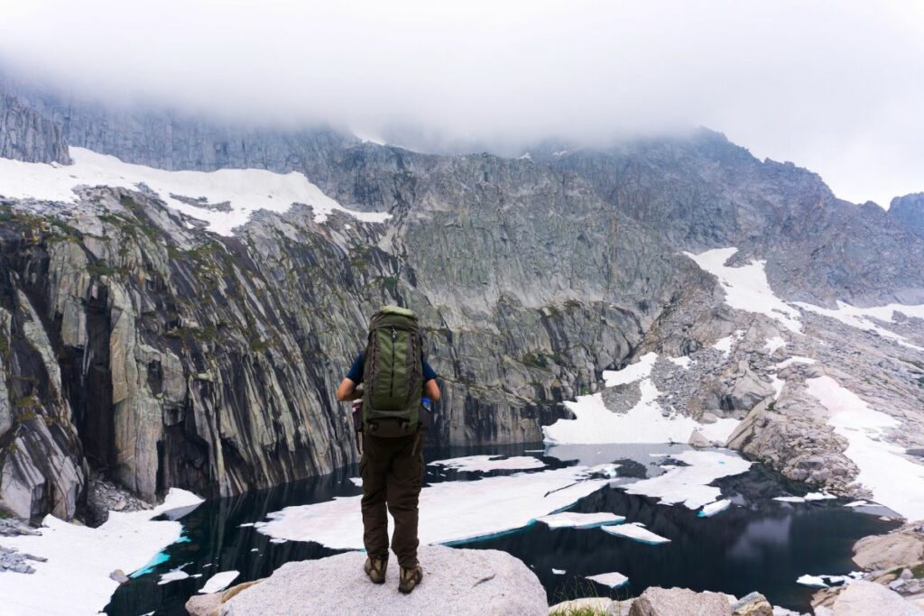 Backpack hiking