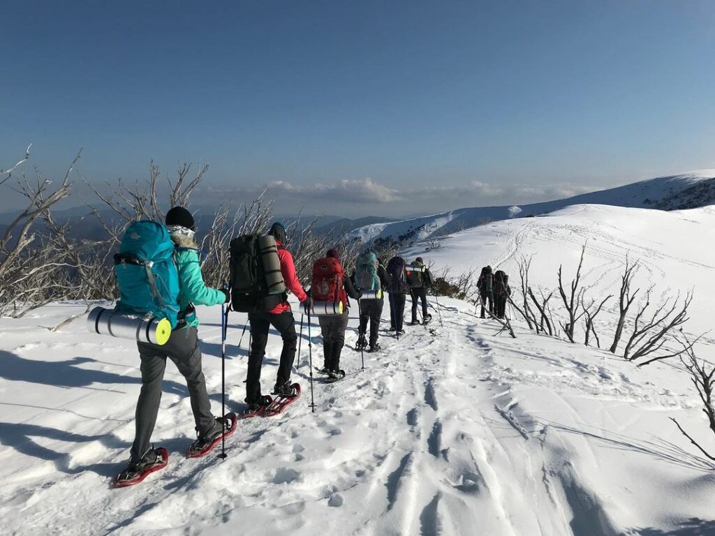 snowshoeing italy