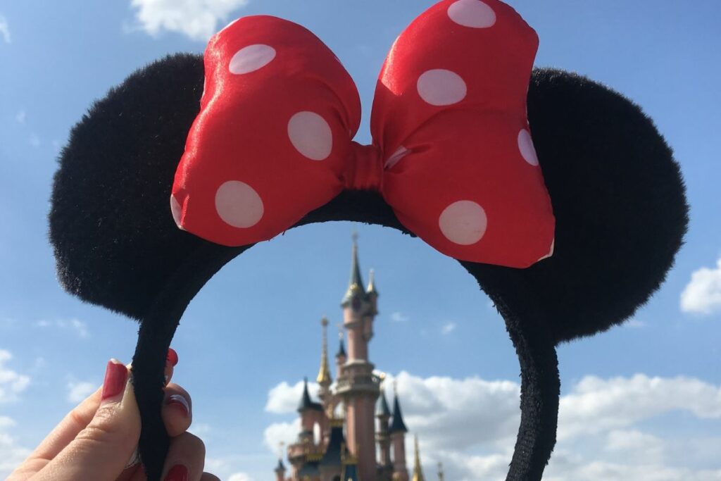 Mini mouse ear headband